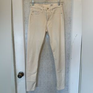 AG denim high-rise Farah skinny Jean. Seamless size 25.